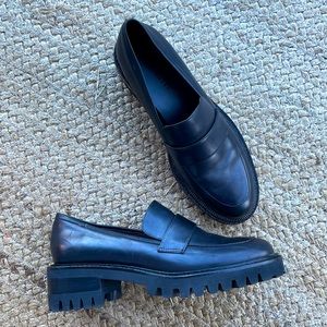 AEROSOLES “Ronnie” loafer with chunky heel